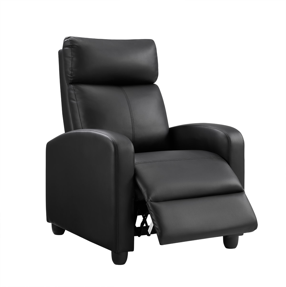 Comfortable Single-Seat Manual Recliner Chair | PU Leather Upholstery | Perfect For Small Spaces_voghion.com